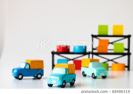 Multiple delivery vehicles Multiple delivery vehicles 88486319