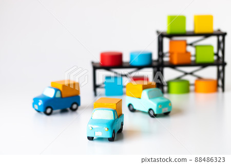 Multiple delivery vehicles Multiple delivery vehicles 88486323