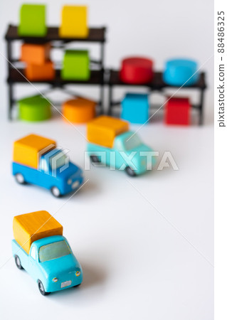 Multiple delivery vehicles 88486325