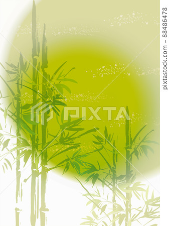 Sumi-e bamboo background illustration Sumi-e bamboo background illustration 88486478