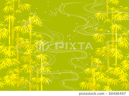 Sumi-e bamboo background illustration Sumi-e bamboo background illustration 88486497