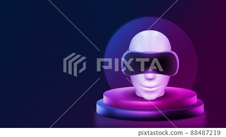 元宇宙概念虚拟现实VR人工智能未来科技 88487219