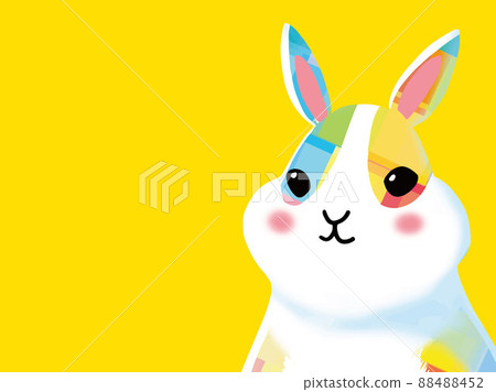 New Year's card, Happy New Year, Rabbit, Rabbit, New Year, Sakura New Year's card, Happy New Year, Rabbit, Rabbit, New Year, Sakura 88488452