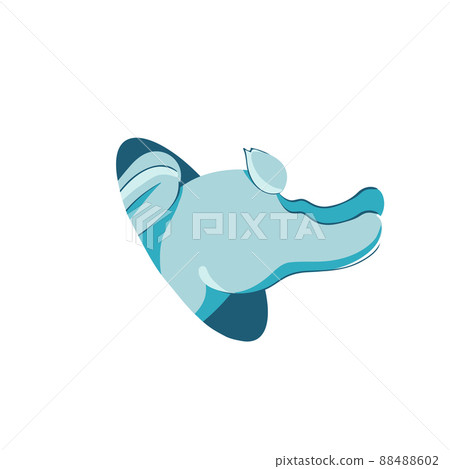 rabbit jumping into a rabbit hole 88488602