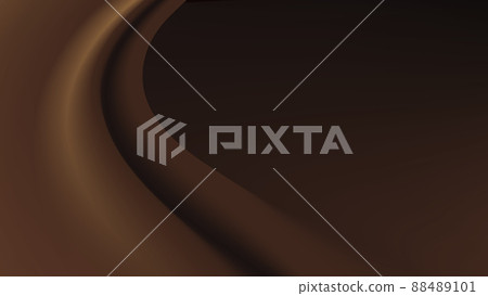 Cloth wave-like drapes, dark brown lights and shadows, chocolates, background images 88489101