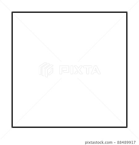 Square shape icon vector symbol for creative graphic design element in a pictogram illustration 88489917
