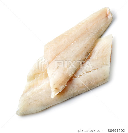 fresh raw zander filet cut 88491202