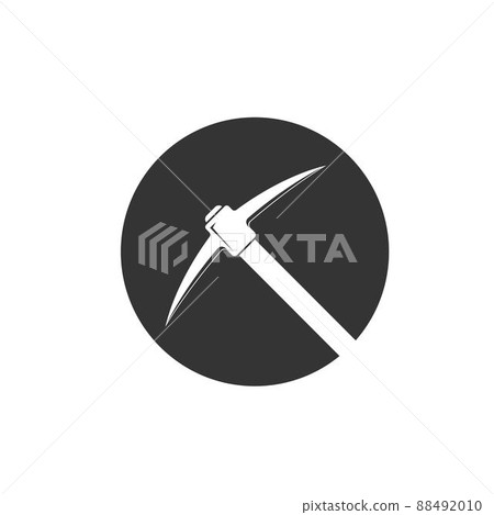 pickaxe vector icon element design template 88492010