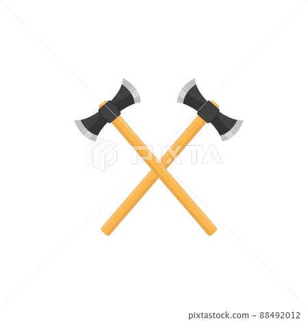 crossed axe icon vector illustration design template crossed axe icon vector illustration design template 88492012
