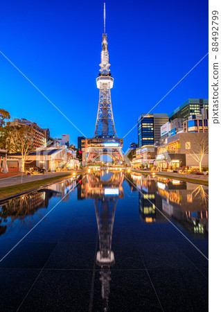 名古屋市夜景名古屋電視塔 88492799
