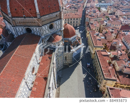 Cupola from Giotto's bell tower (Italy - Florence) Cupola from Giotto's bell tower (Italy - Florence) 88493873