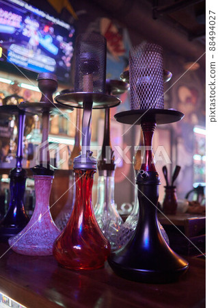part of the hookah, modern design, on a background. 88494027