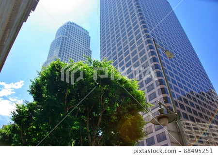 Downtown Los Angeles office district Downtown Los Angeles office district 88495251