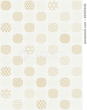 Modern Japanese pattern - Stock Illustration [88495646] - PIXTA