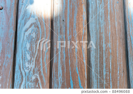 Retro wood grain with peeled paint 88496088