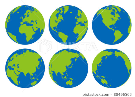 簡單的一套地球,地球地球儀 簡單的一套地球,地球地球儀 88496563