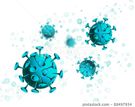 Virus illustration Virus illustration 88497934