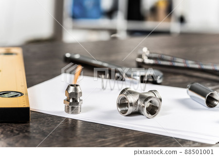 Water braided metal hose and hosepipe fittings 88501001