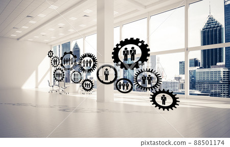 Networking and wireless connection as concept for effective modern business Networking and wireless connection as concept for effective modern business 88501174