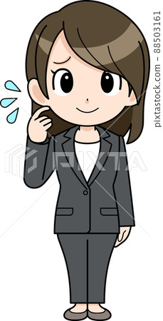 Business woman in trouble 88503161