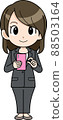 Business woman operating a smartphone 88503164