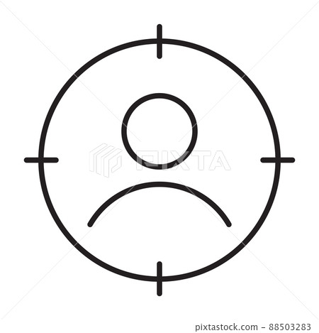 customer focus icon vector for graphic design, logo, website, social media, mobile app, UI illustration customer focus icon vector for graphic design, logo, website, social media, mobile app, UI illustration 88503283