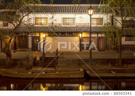 倉敷美觀歷史街區夜景1 倉敷美觀歷史街區夜景1 88503341