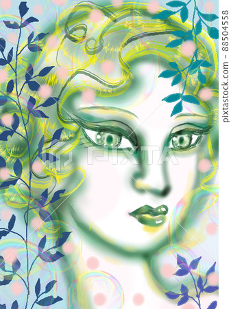 希臘神話中愛與美的女神阿芙羅狄蒂肖像 88504558