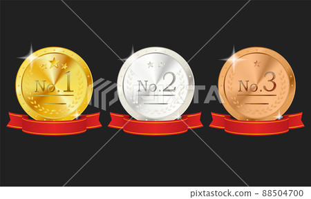 Ranking icon medal material set 1 88504700
