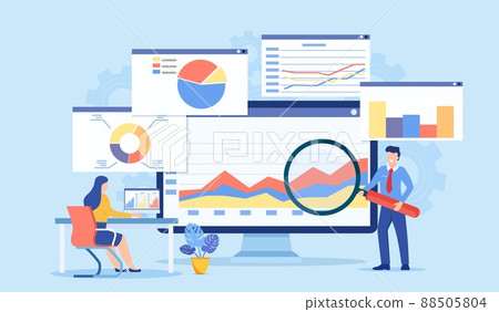 Data analytics, dashboard Data analytics, dashboard 88505804