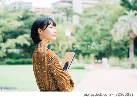 Smiley college student Smiley college student 88506881