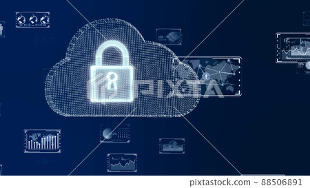 DX 網絡安全和互聯網安全的形象 88506891