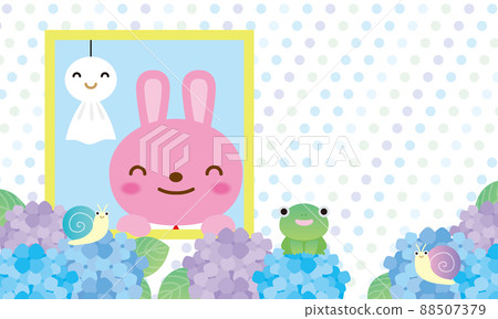 2022-165 Fun rainy season windowsill polka dots 88507379