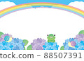 2022-158 Rainy season creatures, hydrangeas and rainbows 88507391
