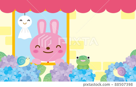 2022-155 Fun rainy season windowsill with a roof 88507398