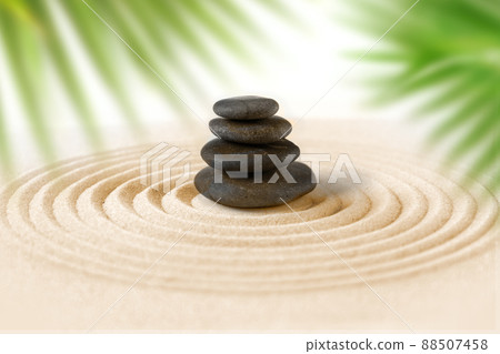Zen natural japanese garden background Zen natural japanese garden background 88507458