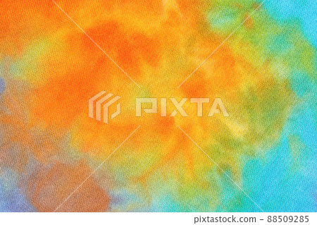 Abstract tie dye multicolor fabric cloth Boho pattern texture Abstract tie dye multicolor fabric cloth Boho pattern texture 88509285