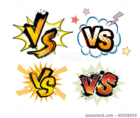 American comic style confrontation battle VS 88509959