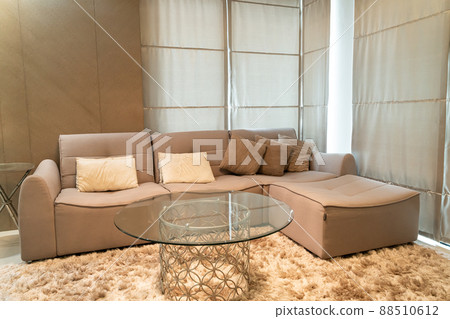 pillow decoration on sofa in living room 88510612