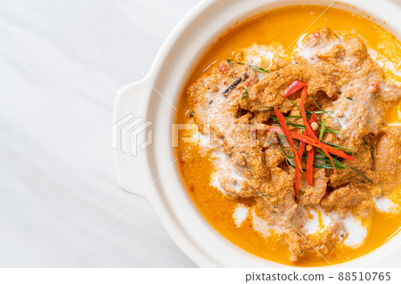 panang curry with pork panang curry with pork 88510765