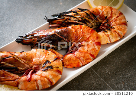 grilled tiger prawns or shrimps grilled tiger prawns or shrimps 88511210