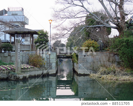 Yanagawa Castle Moat Sluice Gate 88511705
