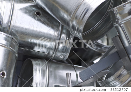 Elements and parts made of galvanized sheet for various ventilation systems 88512707