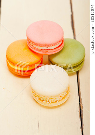 colorful french macaroons 88513074