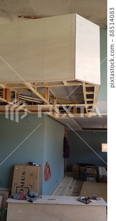 木工。建築工地。木材。室內。木匠。工匠。 木工。建築工地。木材。室內。木匠。工匠。 88514083