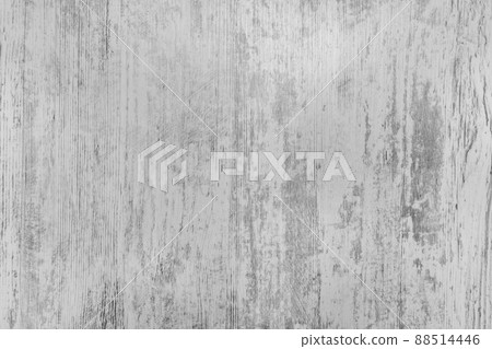 White table surface abstract pattern board, wooden texture plank gray background 88514446