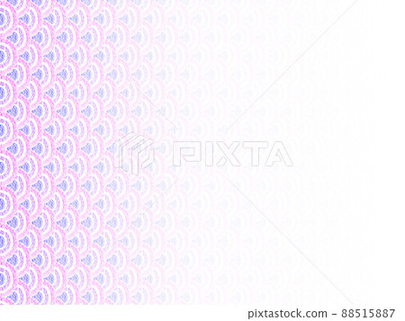 Background material: Scale pattern drawn with oil pastels, purple, gradation that fades from left to right, horizontal, other colors available Background material: Scale pattern drawn with oil pastels, purple, gradation that fades from left to right, horizontal, other colors available 88515887