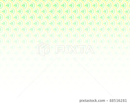 背景材料 油畫棒繪製的鱗片圖案 從上到下逐漸變淺的黃綠色漸變 橫向 其他可用顏色 88516281