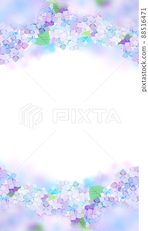 Hydrangea season background material 88516471
