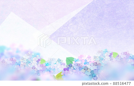 Hydrangea season background material 88516477